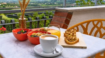 Colazione in terrazza
