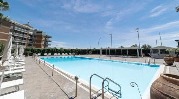 Swimming pool with sun deck