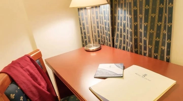 Desk in the room