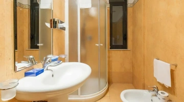 Private bathroom with shower enclosure