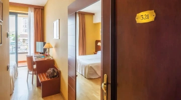 Room with private balcony
