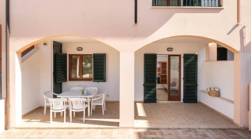 Private, möblierte Terrasse