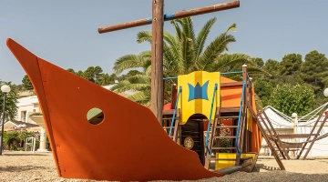 Spielplatz am Strand