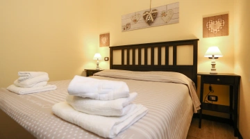 Chambre double avec linge de maison inclus