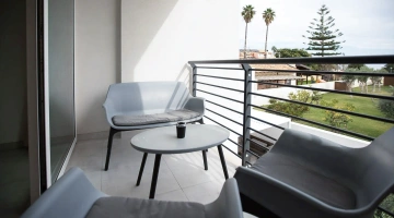 Balcone attrezzato