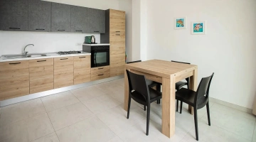 Cucina e zona pranzo