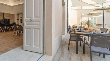 Terrazzo arredato