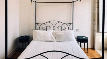 Letto in ferro battuto