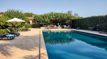 Piscina in giardino