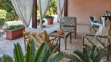 Patio arredato