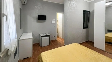 TV e frigobar in camera