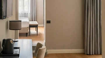 Wohnbereich in der Family Suite