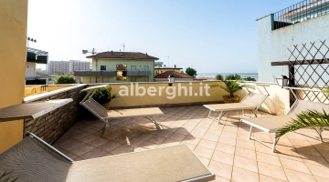 Solarium avec vue sur la mer