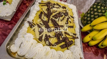 Die Desserts des Küchenchefs