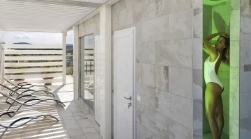 Emotional shower - relaxation area