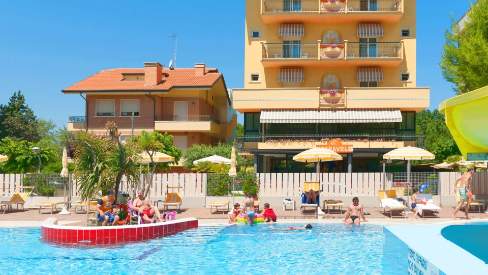 Hôtel vu de la piscine