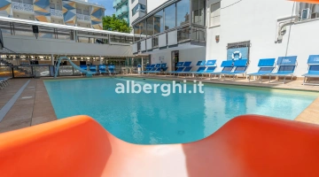 Swimming pool slide