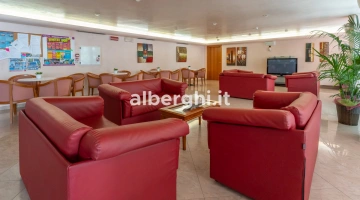 Hall with TV room