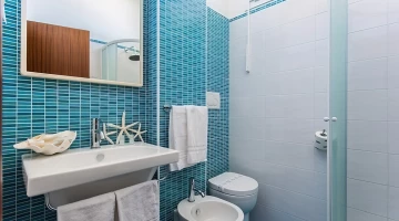 Bagno camera perla/corallo