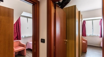 Camere comunicanti in mansarda
