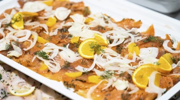 Détail du buffet salé