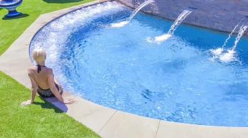 Piscine dans l&#39;hôtel