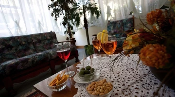 Aperitivo nella hall