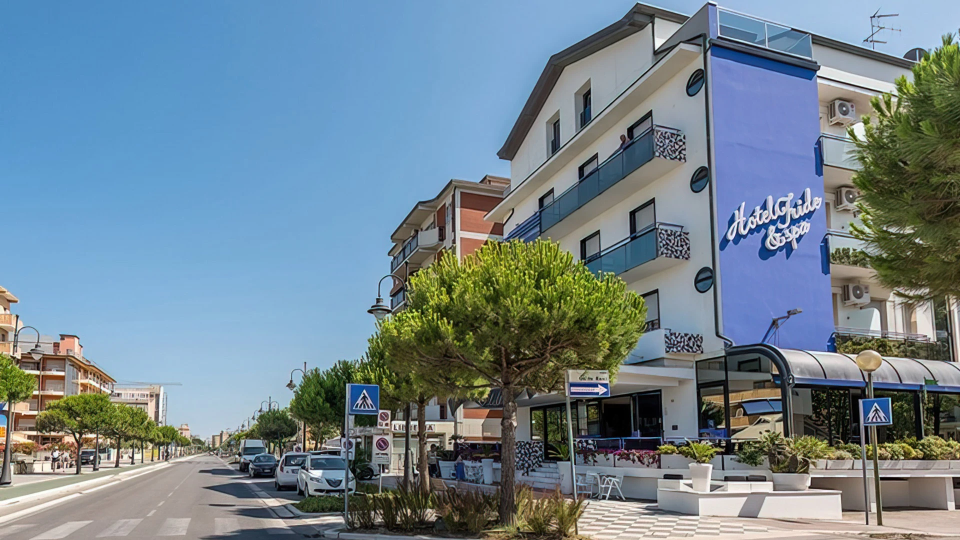 Exterior on the seafront