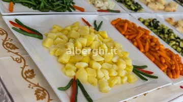 Buffet de légumes et d&#39;entrées
