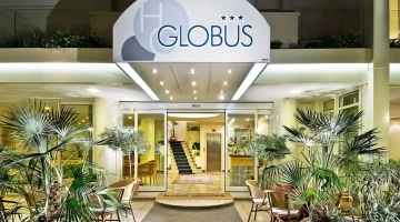 Entrée de l&#39;hôtel Globus
