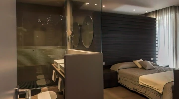 Detail of the wellness suite room