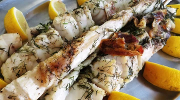 Rana pescatrice in porchetta