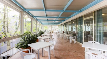 Terrace for aperitifs