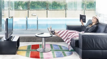 Angolo relax con tv dedicata, perfetta per i bimbi