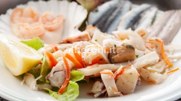 Delicacies on the beach