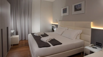 The deluxe room with sea-facing terrace