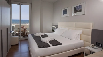 Stunning sea view from the deluxe room