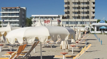 The Ascot Hotel overlooks the beach