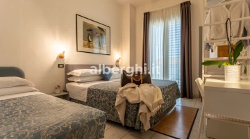 Chambre triple économique : sèche-cheveux, climatisation, pas de cabine de douche